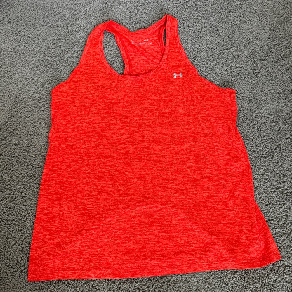 Orange Under Armour Tank Top